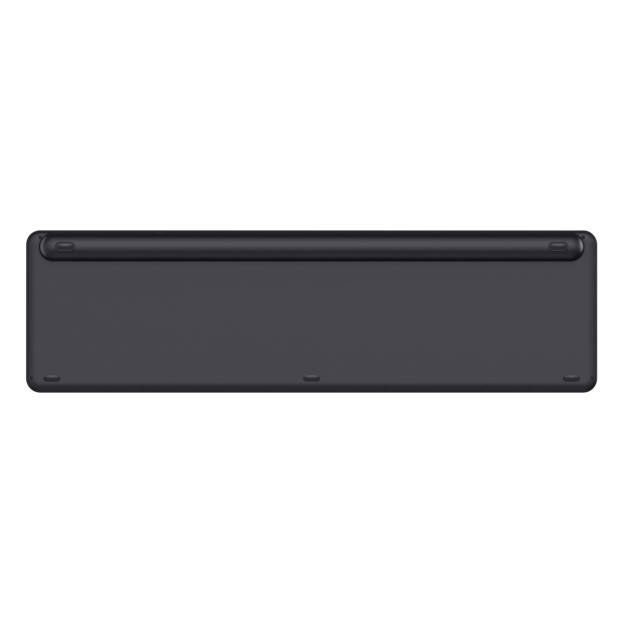 Trust Vaiya Clavier sans Fil Bluetooth + 2.4Gz AZERTY Français, Noir | Clavier Bluetooth Multi-appareils Rechargeable avec Pavé Numerique, 55% Plastique Recyclé, Windows iOS iPadOS Android