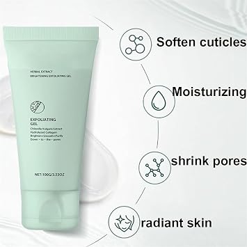 She Eureka Exfoliating Gel, She Eureka Gel Clean Pores, She Eureka Brightening Exfoliating Gel, Deep Clean Dirt, Moisturize and Refine Pores, for Arms, Face and Hands (1Pcs)