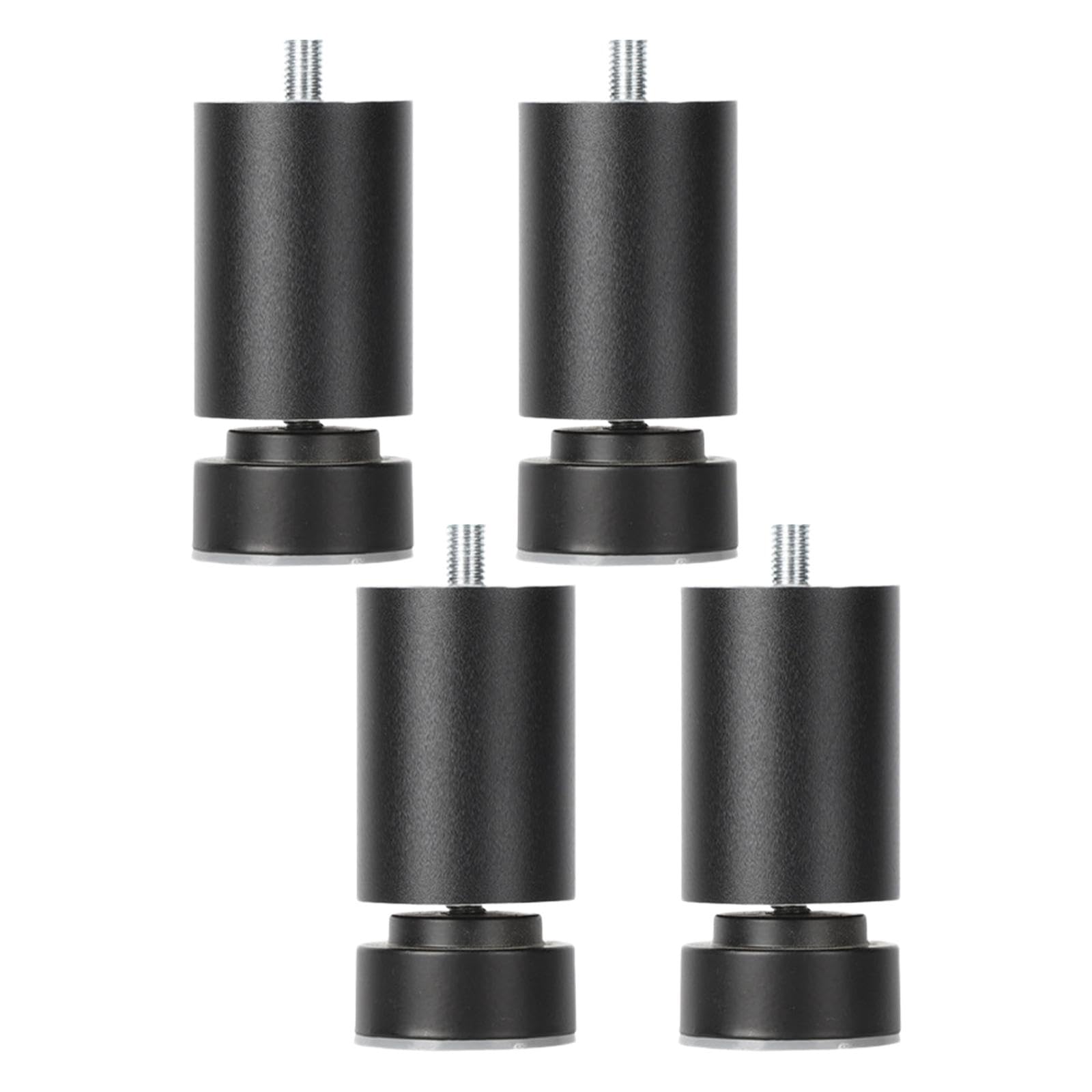 F Fityle de Marco de Cama de Rosca M10, pies de Mesa, Patas de sofá Ajustables M10 de Alta Resistencia, Patas de Muebles de Metal para café, Camas, Negro 15cm