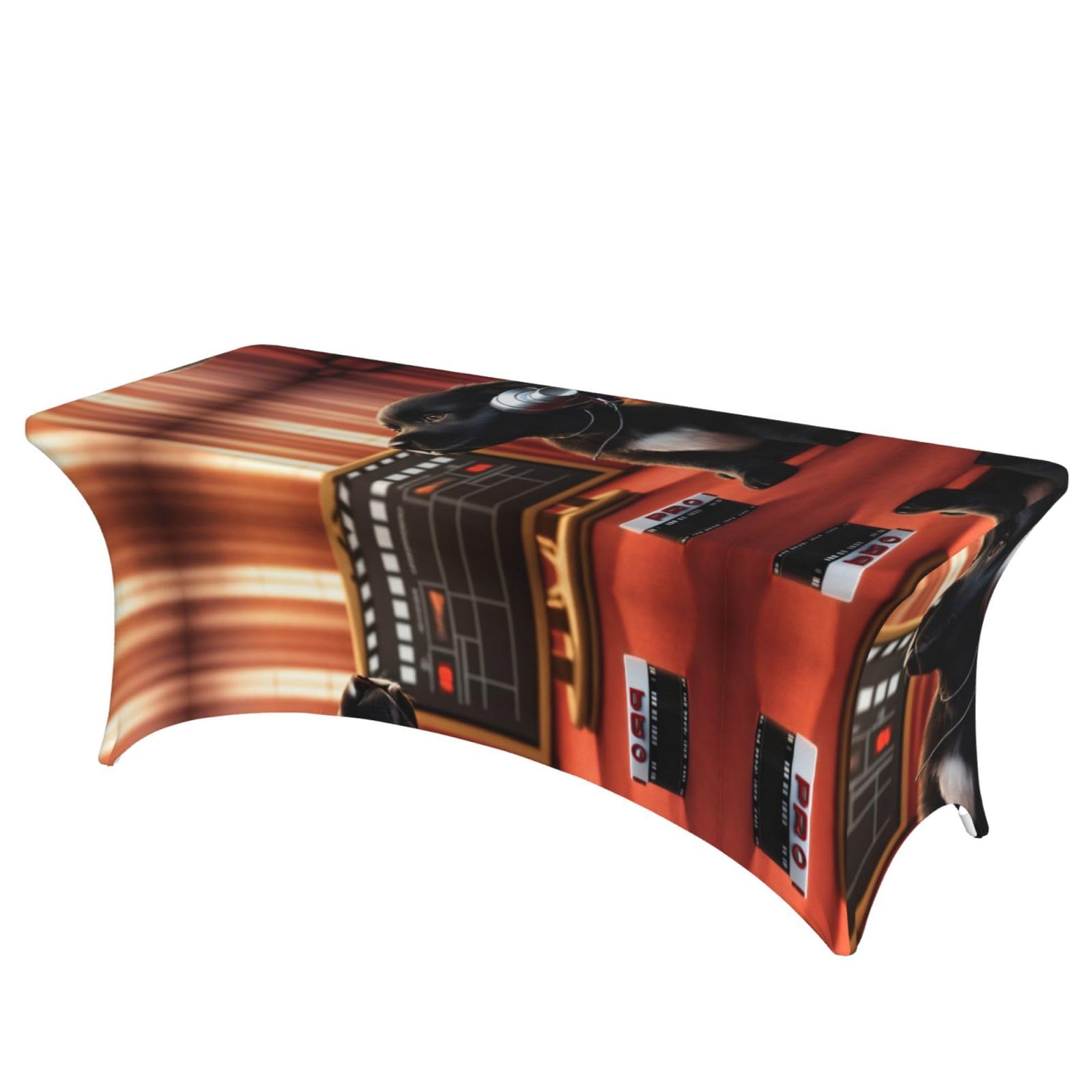 Housse de table extensible rectangulaire EdWal 1,8m en élasthanne