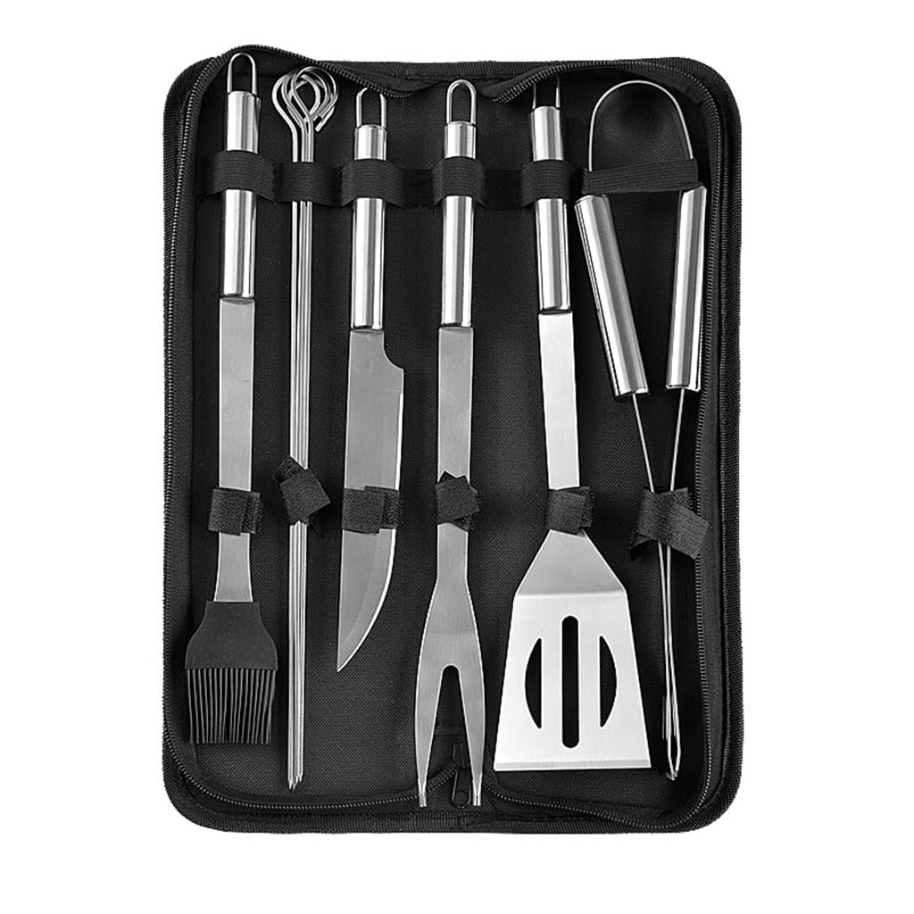 Set Of Stainless Steel Camping BBQ Barbecue Accessories Set