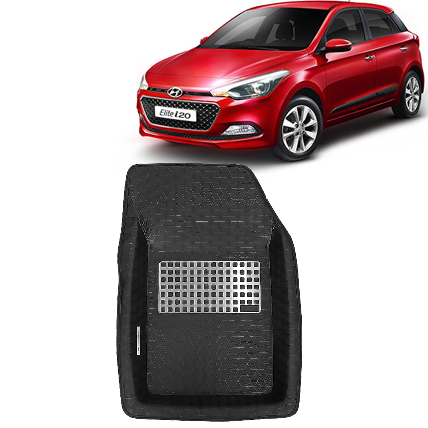 Kingsway Qupo 4D Car Floor Mats for Hyundai Elite I20, Model Year