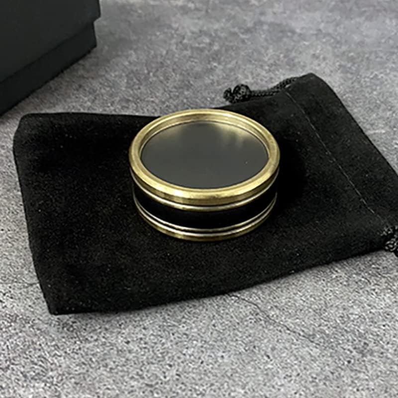 SUMAG Solid Box for M-Box Magic Tricks No Lid Morgan/Half Dollar Coin Appear Vanish Magic Close up Illusions Gimmicks Mentalism Props (Morgan Dollar Size)