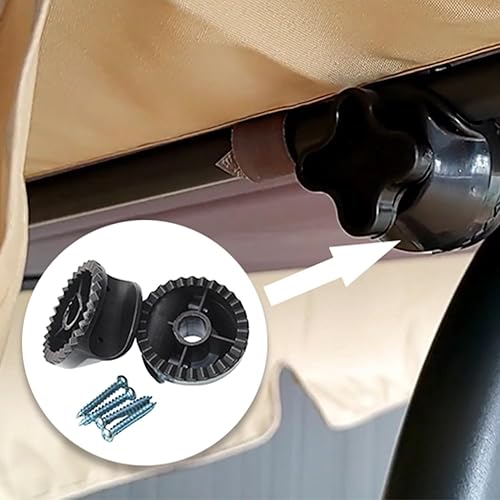 Miniatura 5 de Accesorios para toldo oscilante, 1.85 pulgadas de diámetro, para jardín, patio, columpio, toldo, accesorios de plástico (2 unidades)