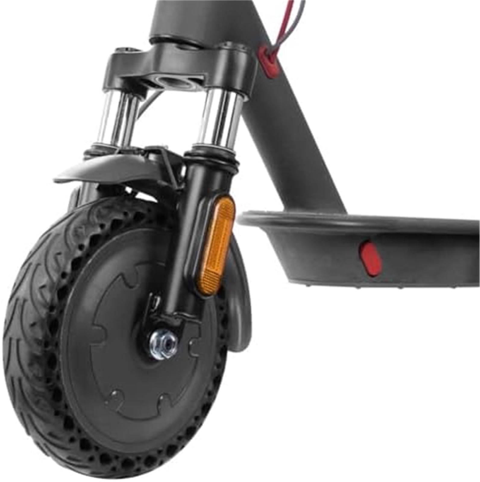 Papier Szwald Kit d'amortisseur de Suspension Avant, pour Xiaomi, pour Scooters électriques M365/1S/Pro, Construction en Acier Abs, Installation Facile système de Ressorts de Suspension Avant