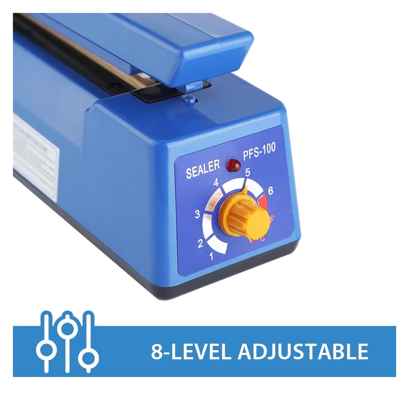 Siegelmaschine 100/200mm Manuelle Heißsiegelmaschine Impuls Vakuumversiegelung Lebensmittel Fleisch Sealer Plastiktüten