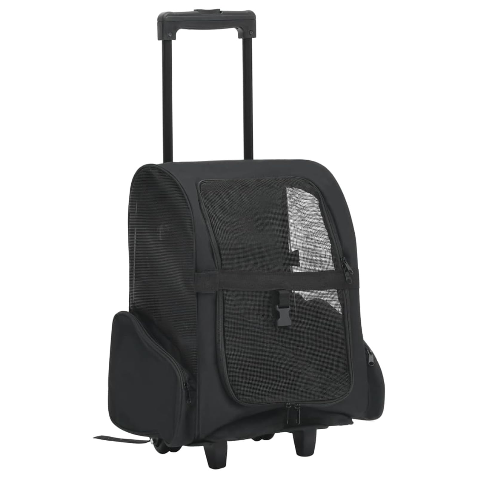 Lechnical Trolley Trasportino per Animali Pieghevole Multifunzione Nero,Articoli per Animali,Animali Domestici - Articoli,Passeggini per Animali Domestici