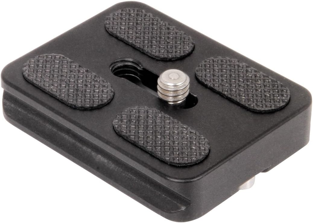 IVATION Set of 2 Replacement Quick Release Plates for The MeFoto A1350Q1W Roadtrip Travel Tripod Kit (White)
