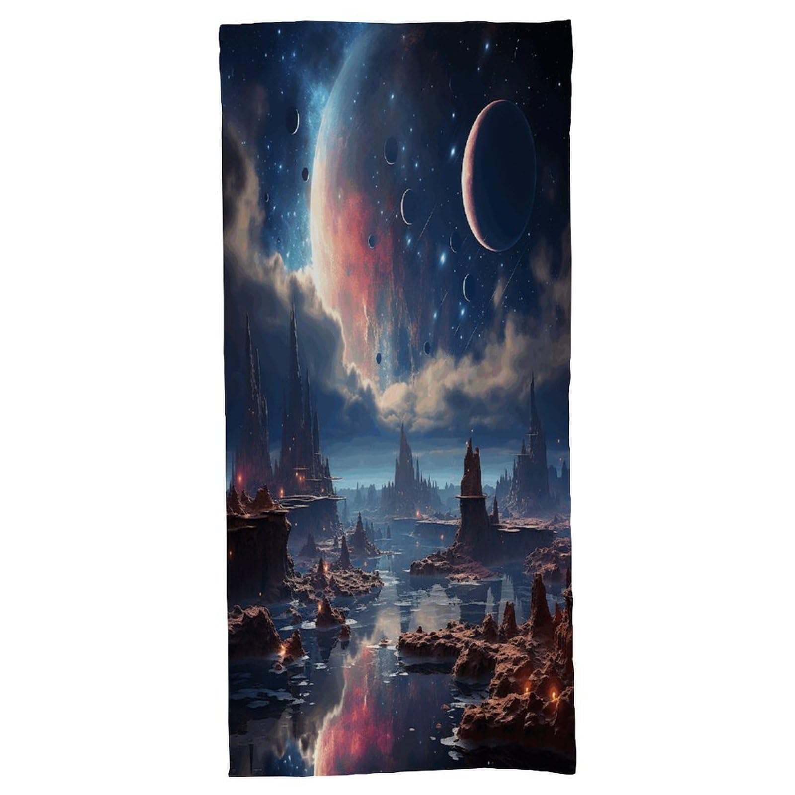 Fekiloot Men's Style Galaxy Bath Towel Highly Absorbent,Beach Towels For Wo,Pool Towel Bathroom Essential For Beach,Gym,Travel, Camp