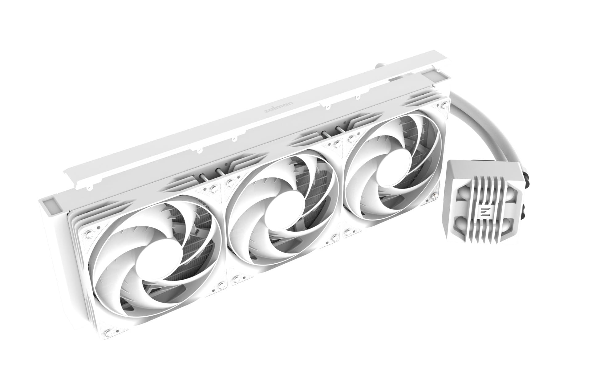 Amazon | ZALMAN ALPHA2 SE A36 White 360mmサイズ ARGB対応 簡易水冷