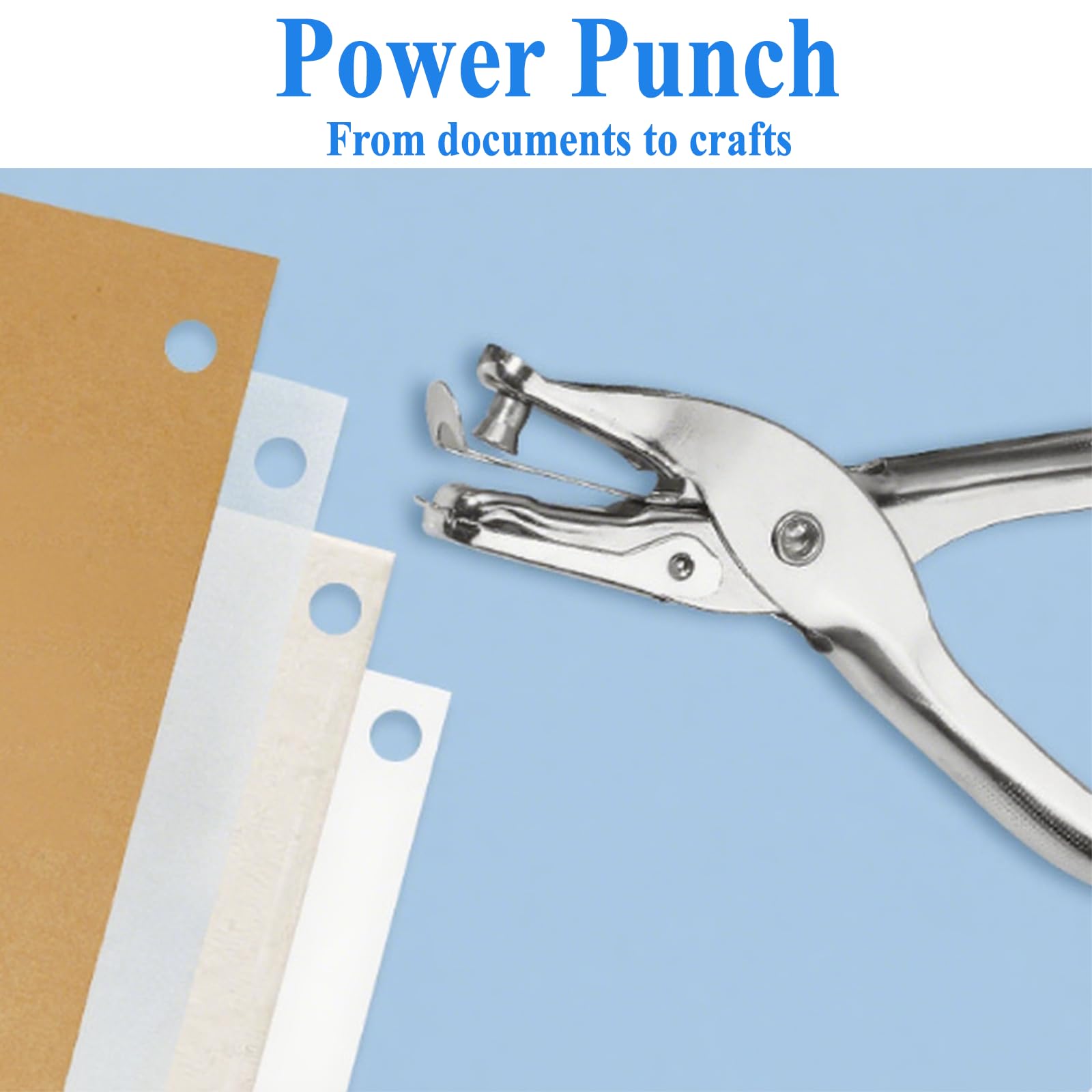 2 Lochzange Papier Lochstanzer Papier Lochzange Für Prüfplaketten - 1/4” 1/8”