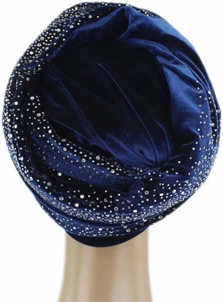 Women Fleece Turban Cap Headscarf Hat Islamic Muslim Hijab Bonnet Ladies African Headwraps Scarves