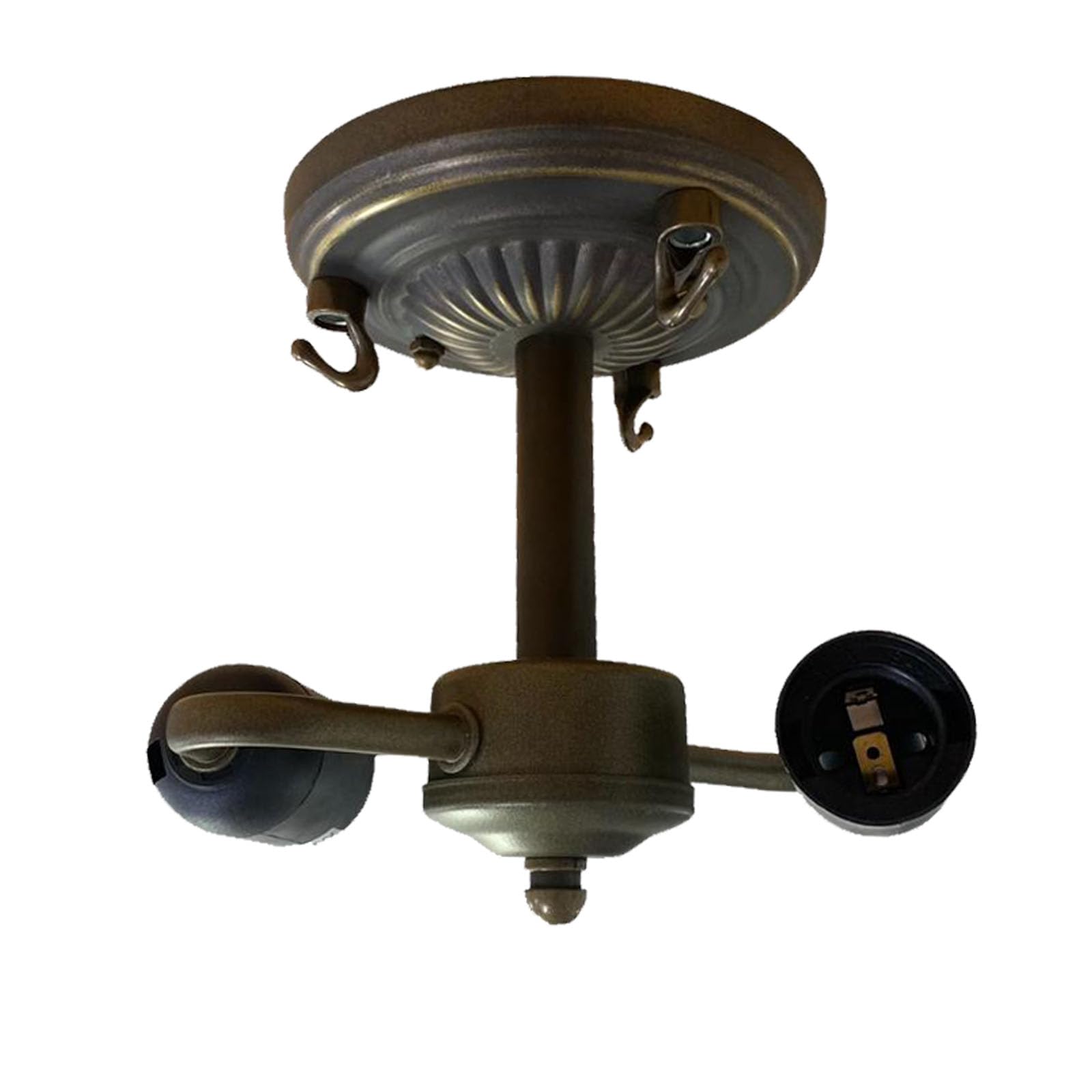 Auroh Ceiling Lamp Base Tiffany Ceiling Light Fitting For 16 Inch Stained Glass Lampshade