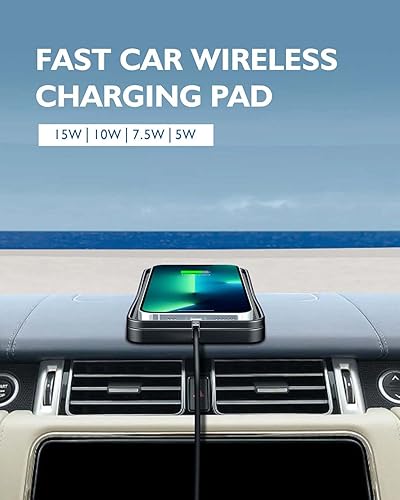 Miniatura 8 de Cargador de teléfono inalámbrico Qi almohadilla de carga rápida de 15 W 10 W 7.5 W cargador adaptador Mat para iPhone 14 13 Mini Pro Max 12 11 Plus