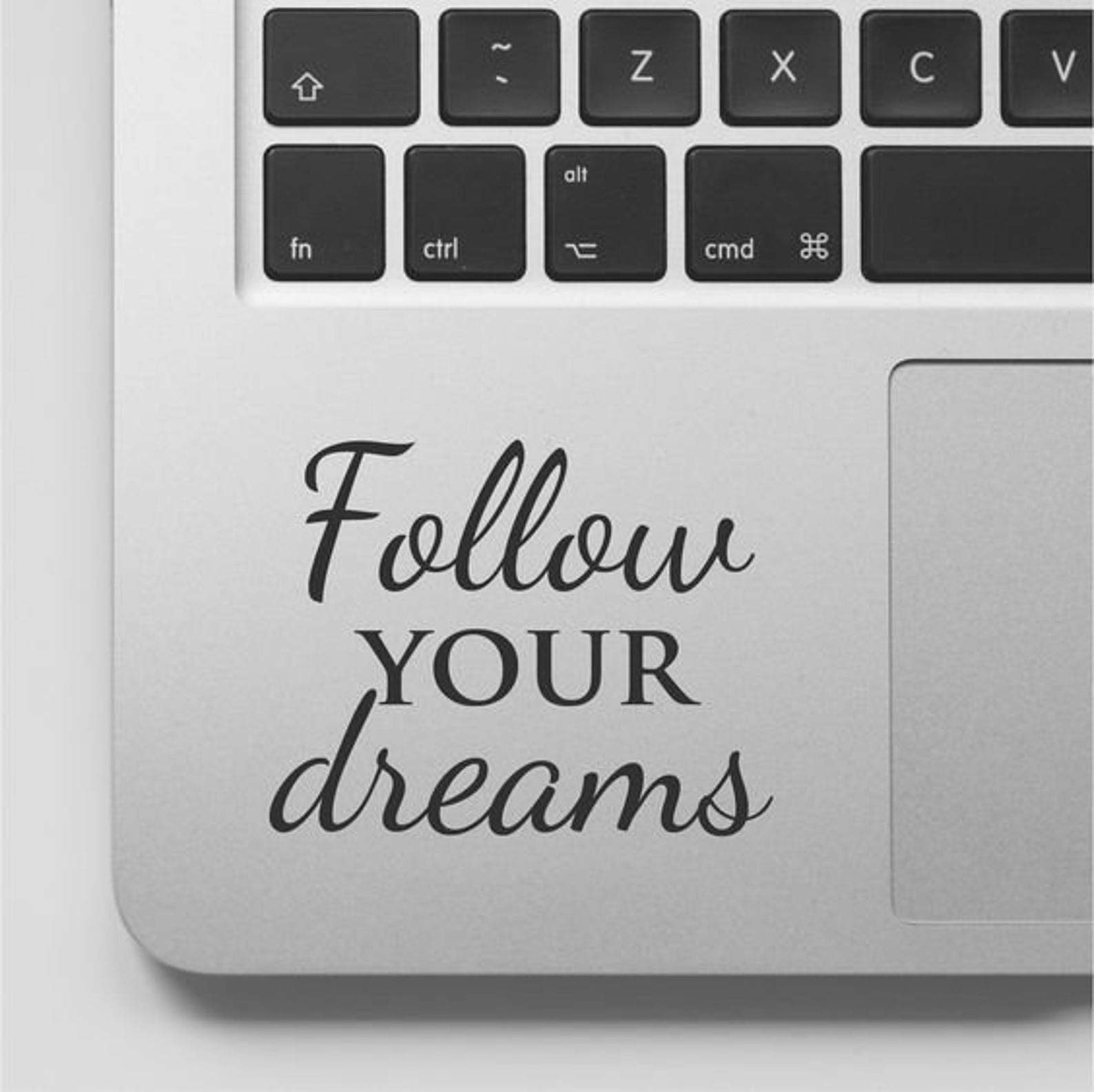 ISEE 360® Follow Your Dreams Symbol Trackpad Laptop Motivational Inspiring Sticker Vinyl Decal Accessories Skin for 13 inch and 15 inch Laptops (B085YFCB3T) Amazon Price History, Amazon Price Tracker