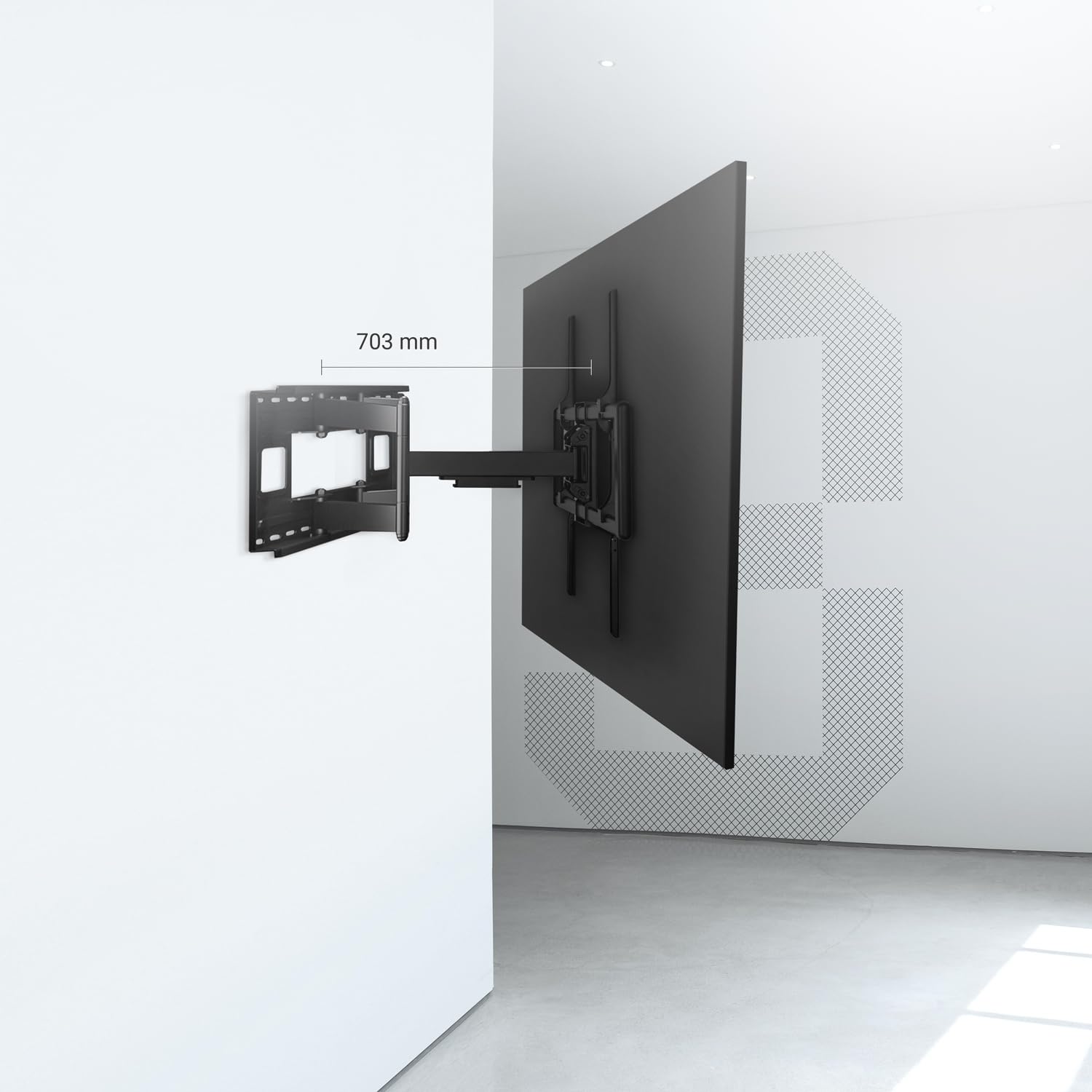 Aisens Supporto per monitor/TV fino a 120 kg di 60-120 nero