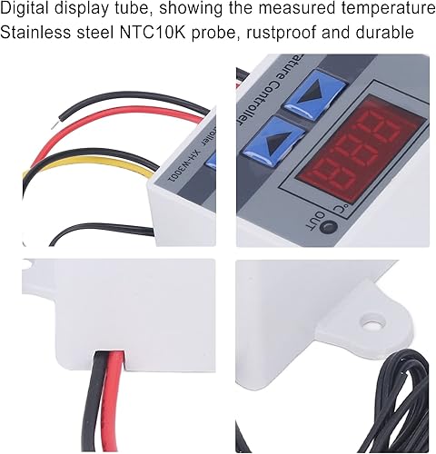 Miniatura 2 de 4 unids 12 V 120 W controlador de temperatura LED digital termostato interruptor módulo con calefacción y refrigeración