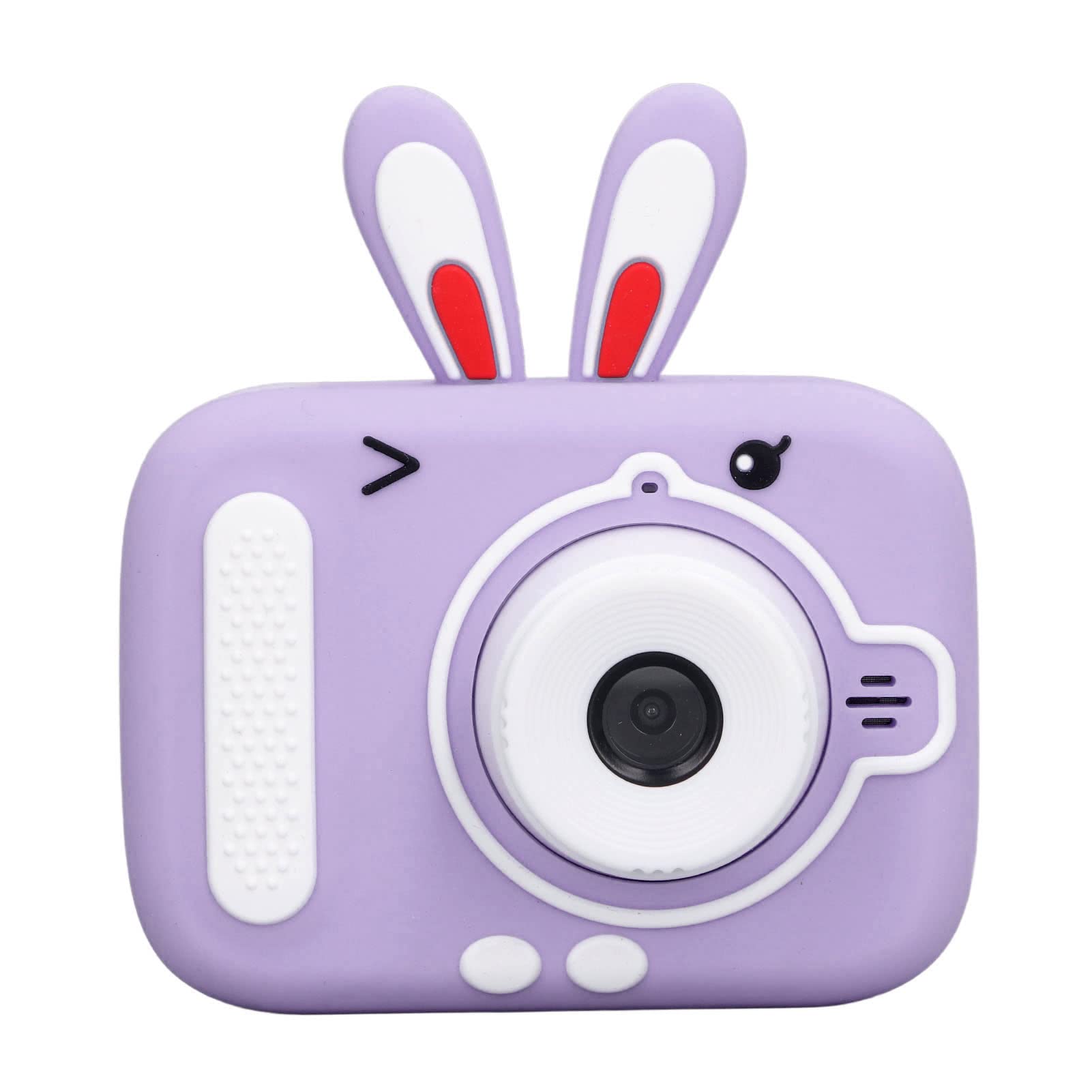 1080P Student Camera, 20MP USB 64G Memoriy Support ABS Silicone Children Digital Camera for School (Purple)-picture-17