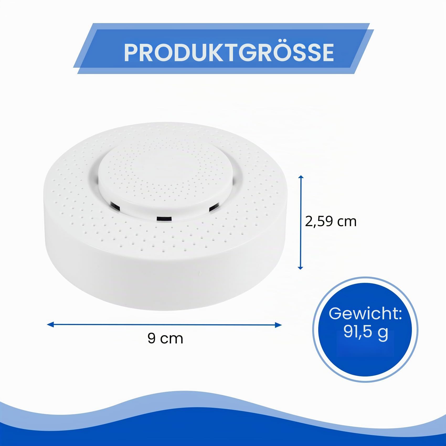 Zigbee Tuya 3.0 Luftqualitätsmonitor Air Housekeeper 5 in 1 Sensor zur Erkennung der Luftfeuchtigkeit der Temperatur von Formaldehyd VOC Co2