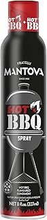 Mantova Hot BBQ Spray – Oil Infused with Smoky and Chili Barbecue Flavor, All-Natural Cooking Spray for Grilling, Roasting, and Marinating