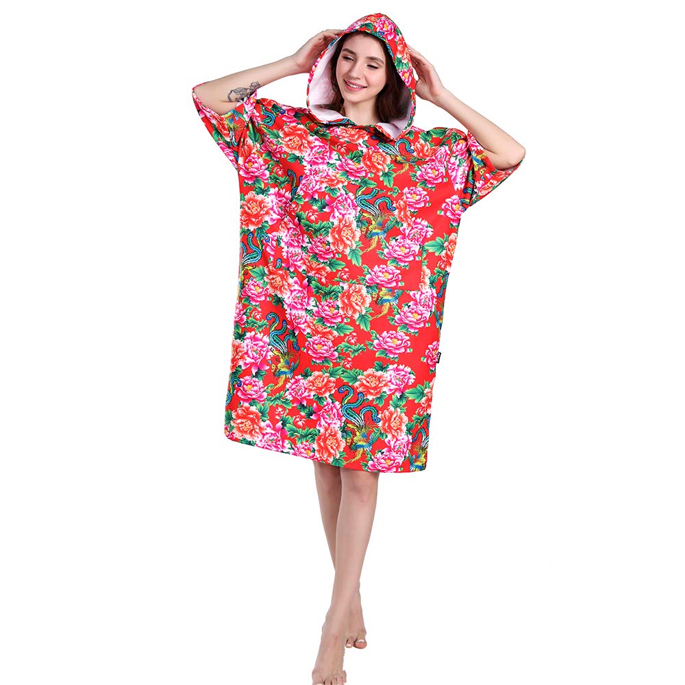 MissShorthair Asciugamano poncho per bambini, asciugamano da