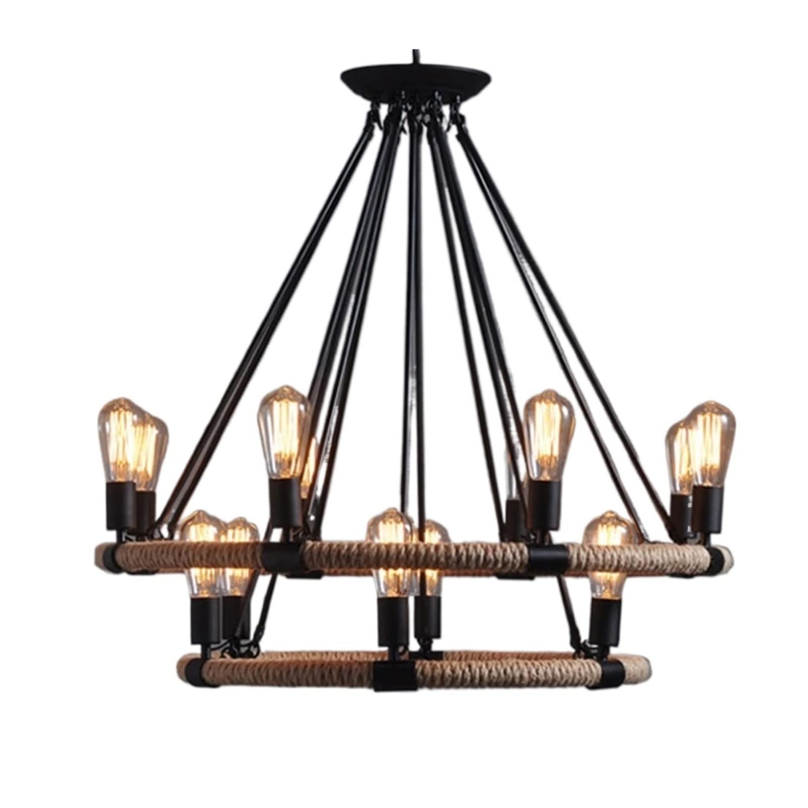Lustre Corde Rustique Farmhouse pour Sublimer l'Ambiance de Votre Cuisine