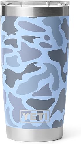 Miniatura 30 de YETI Rambler - Vaso de acero inoxidable con aislamiento al vacío de 20 onzas con tapa MagSlider verde azulado (Agave Teal)