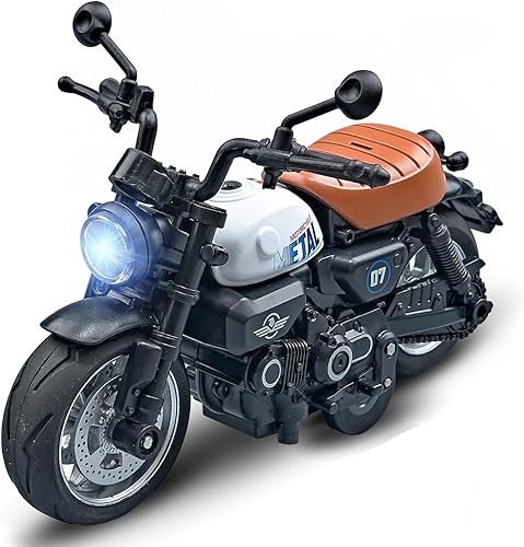 Gilumza Mini juguetes para motocicleta, 114, pequeño regalo con iluminación de música, juguete clásico de motocicletas para niños, Navidad, Gilumza Mini juguetes para motocicleta, 114, pequeño regalo con iluminación de música, juguete clásico de motocicletas para niños, Navidad,