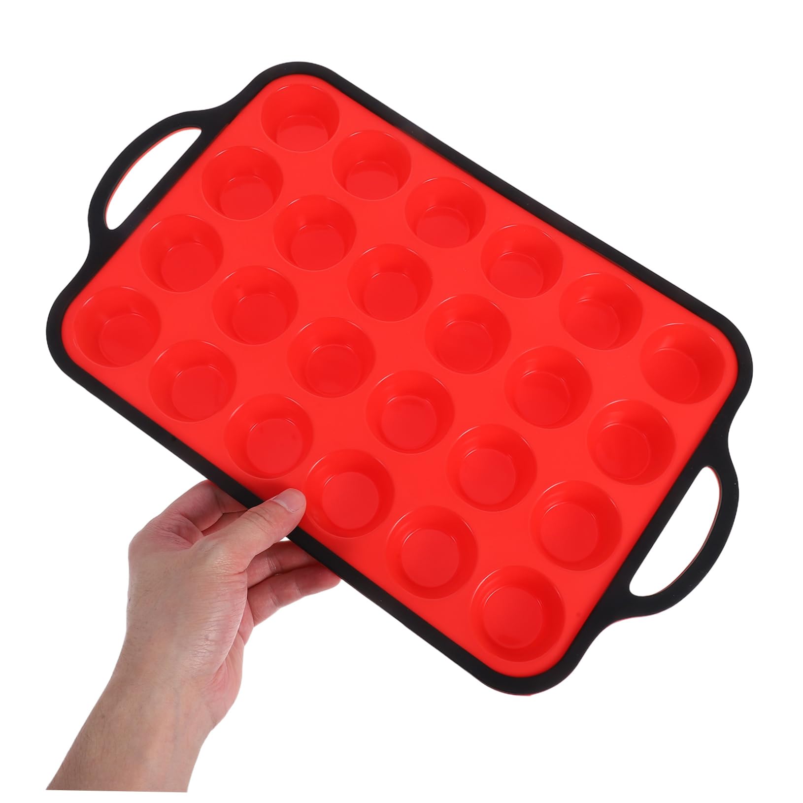 VALICLUD Moule à Muffins Silicone Antiadhésif Compartiments Pour Gâteaux Et Pancakes Réutilisable Et Lavable Pour Cuisine Familiale