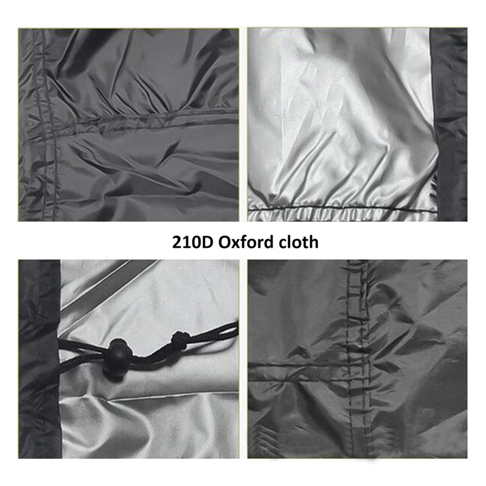 STTC Funda Barbacoa Redonda, 210T Oxford Anti-Viento/UV/Impermeabilidad Redondas Cubierta Protectora para Barbacoa,70x70cm