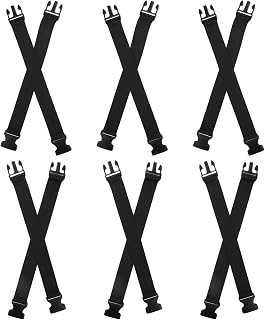 VILLCASE 12pcs Football Training Cone Strap Agility Disc Cones High Visibility Nylon Belt Plastic Buckle Football Practice Outdoor Drills Tidy Storage Solution