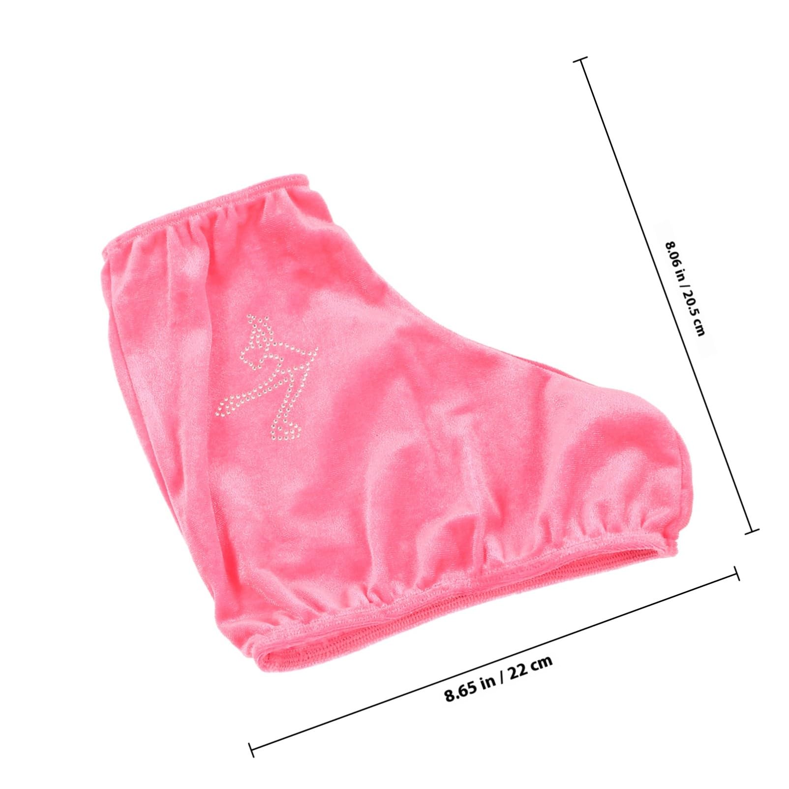 Copriscarpe per Pattini da Figura in Poliestere Rosa, Design Aderente e Flessibile, per Pattinaggio su Ghiaccio e Roller Skating