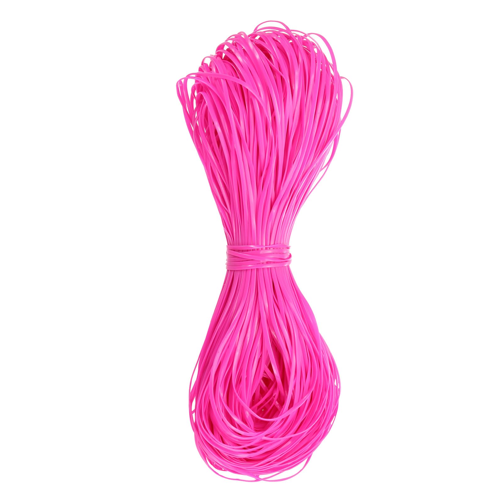 Fil de laçage plastique rose rouge loisirs créatifs fabrication de bracelet