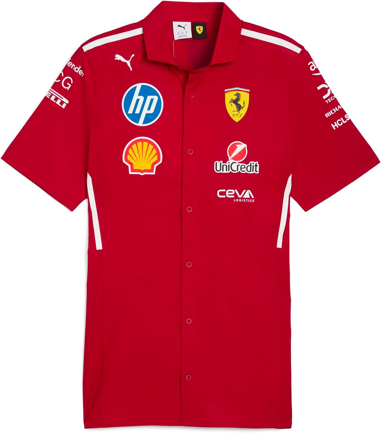 PUMA Scuderia Ferrari F1 2025 Team Shirt - Red