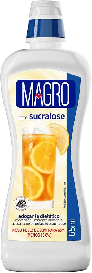 Adoçante Magro com Sucralose Líquido 65ml