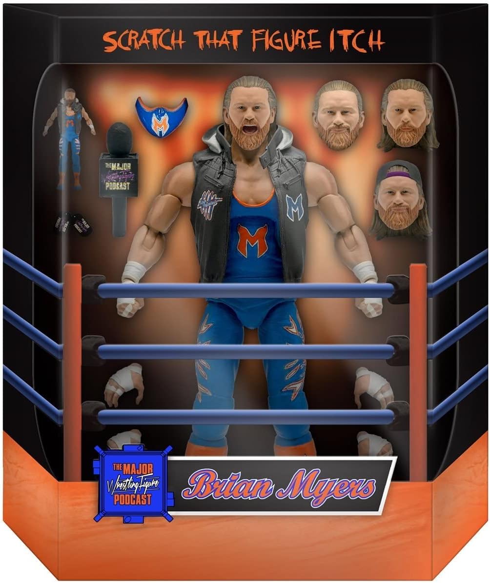Super7 Major Wrestling Podcast Ultimates Wave 1 - Brian Myers Action Figure