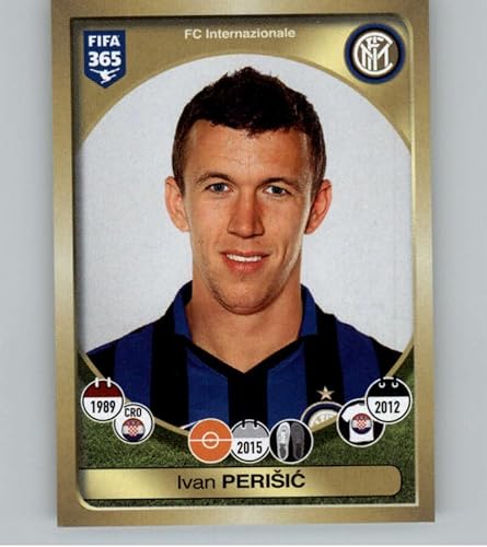 2016-17 Panini FIFA 365 Stickers #252 Ivan Perii Inter Milan Official Soccer Album Sticker in Raw (NM or Better) Condition