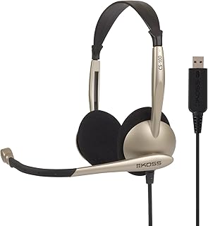 Comm Headset W/ Mic Usb 8ft Vol Noise Reduction Foam Ear Cushions