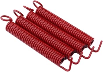 Guyker Noiseless Tremolo Springs Set of 4 for ST Electric Guitar Bridge Instruments Accessories Replacement Part, Red