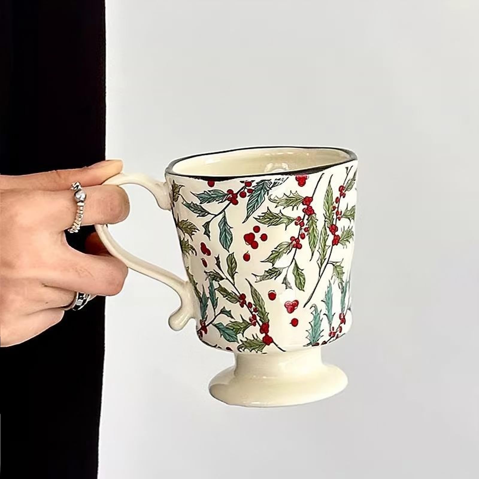 Ceramiczna filiżanka do kawy | Do herbaty espresso cappuccino: podwieczorek w prezencie