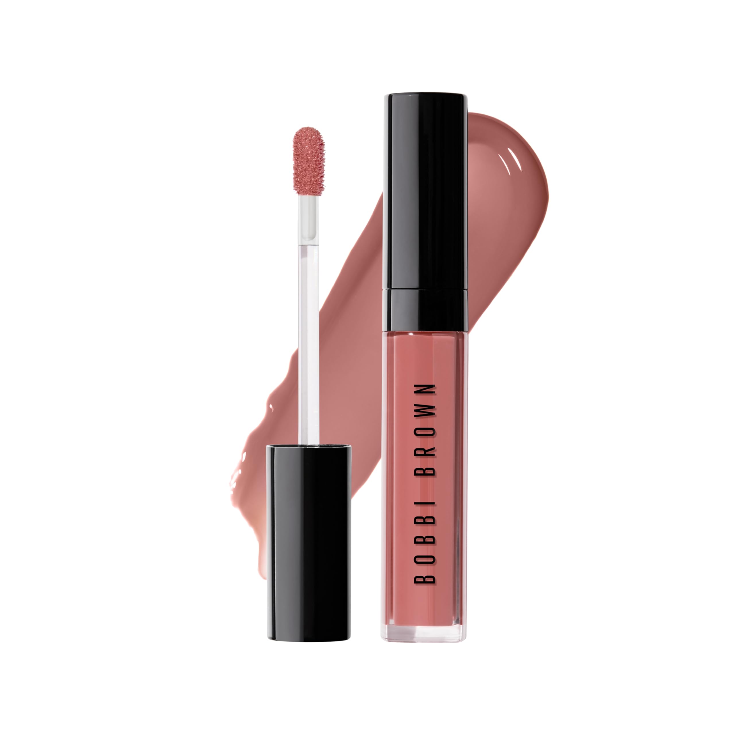 Bobbi Brown Crushed Oil-Infused Gloss | Hydrating, Non-Sticky, Tinted Lip Oil Gloss | High-Impact Shine & Comfortable Feel, 0.20 Fl Oz 07 Free Spirit (A lush pink beige)