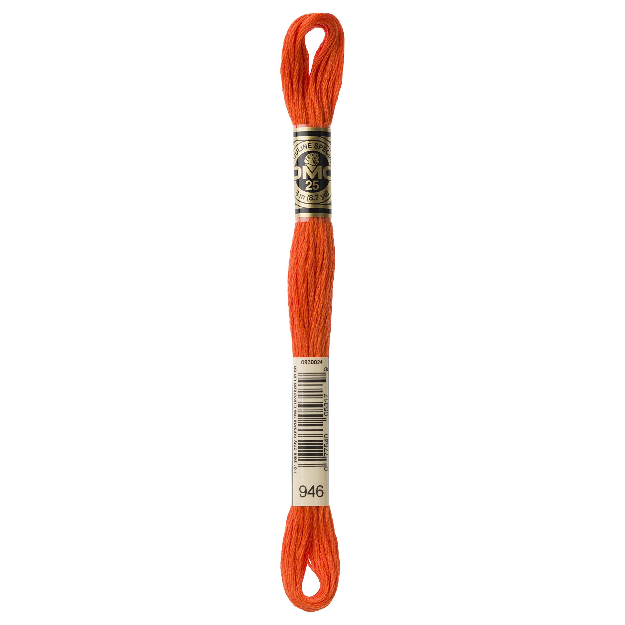 DMC 6-Strand Embroidery Cotton Floss, Medium Burnt Orange