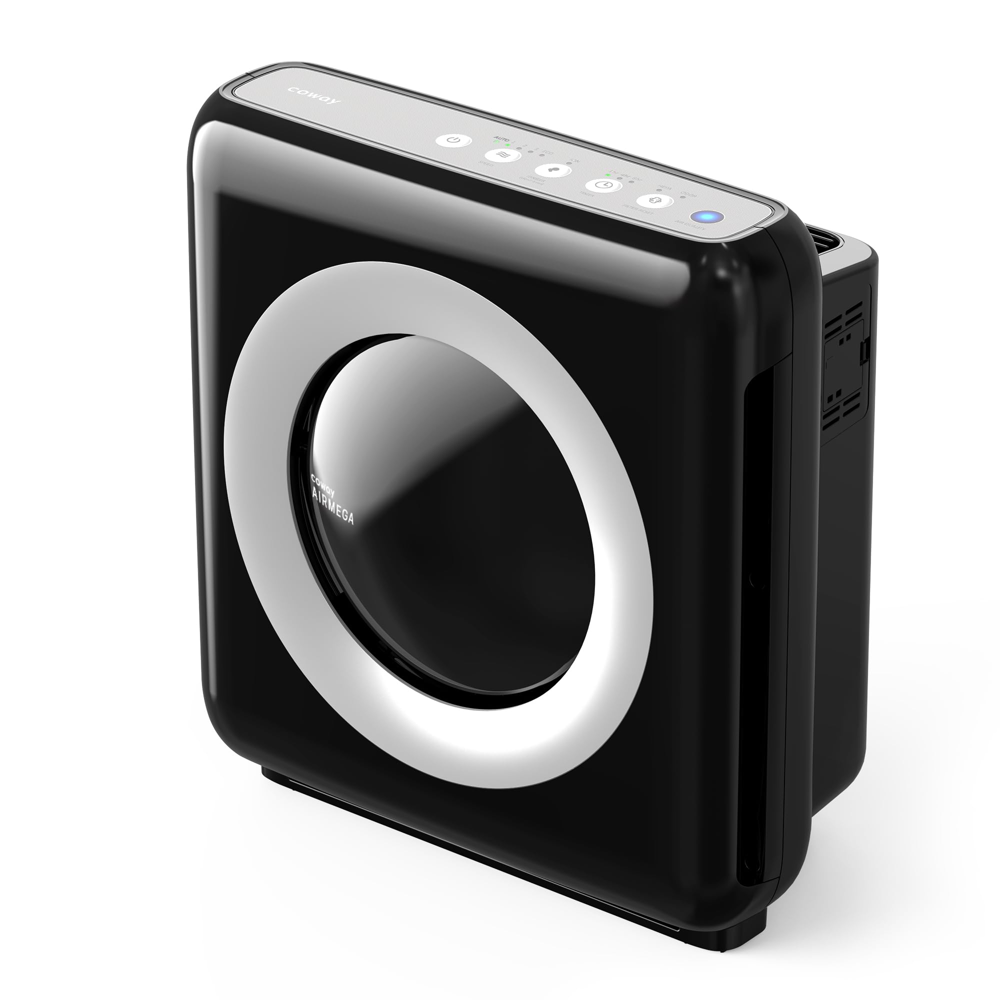 AP-1512HH Mighty Air Purifier with True HEPA and Eco Mode, black/silver, 16.8 x 18.3 x 9.6