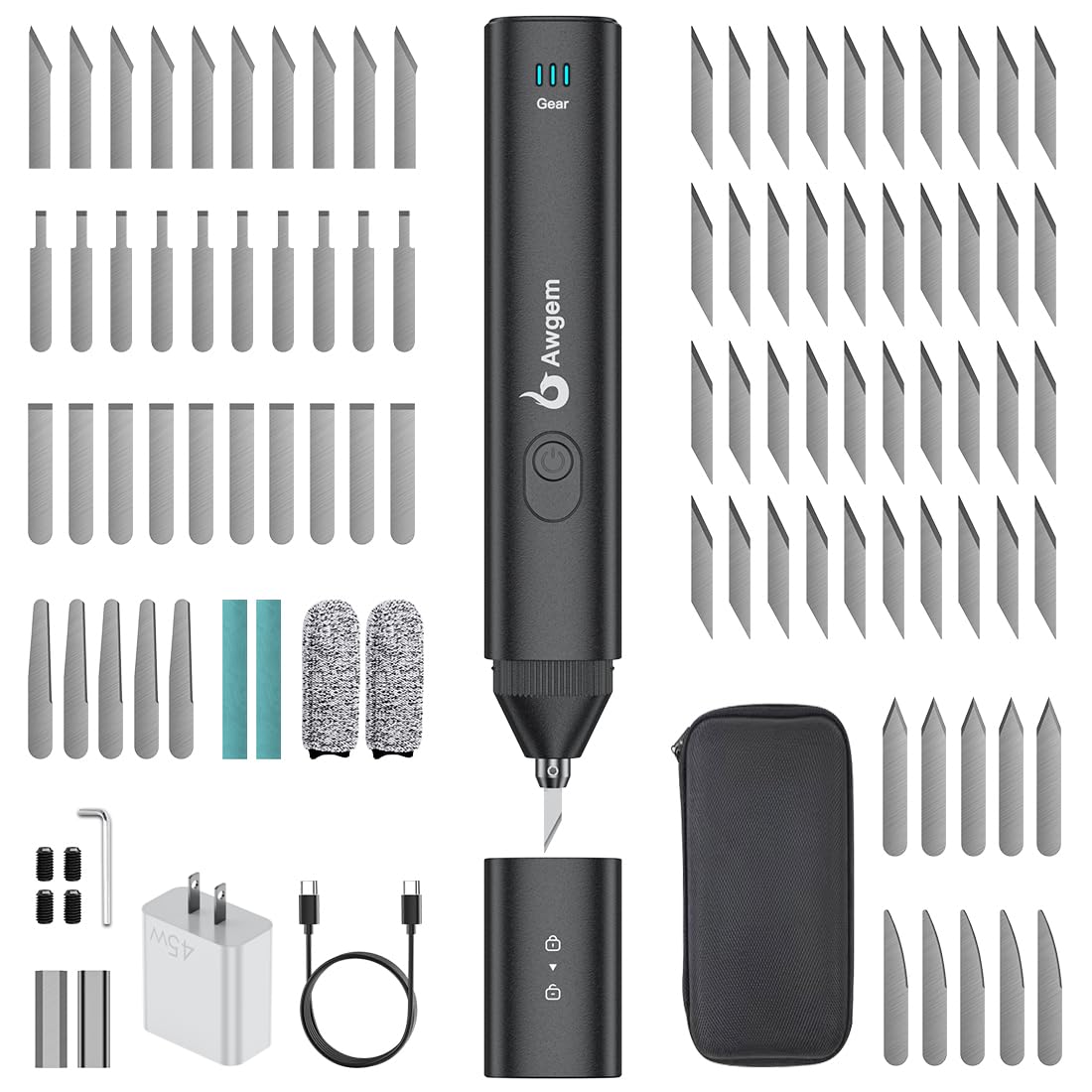 Photo 1 of Ultrasonic Cutter Knife,40kHz Vibration & 40W,2in1 Ultrasonic Cutter & Polisher,Auto Power Adjustment,3 Cutting Powers For 3D Printing,Model Mods & DIY