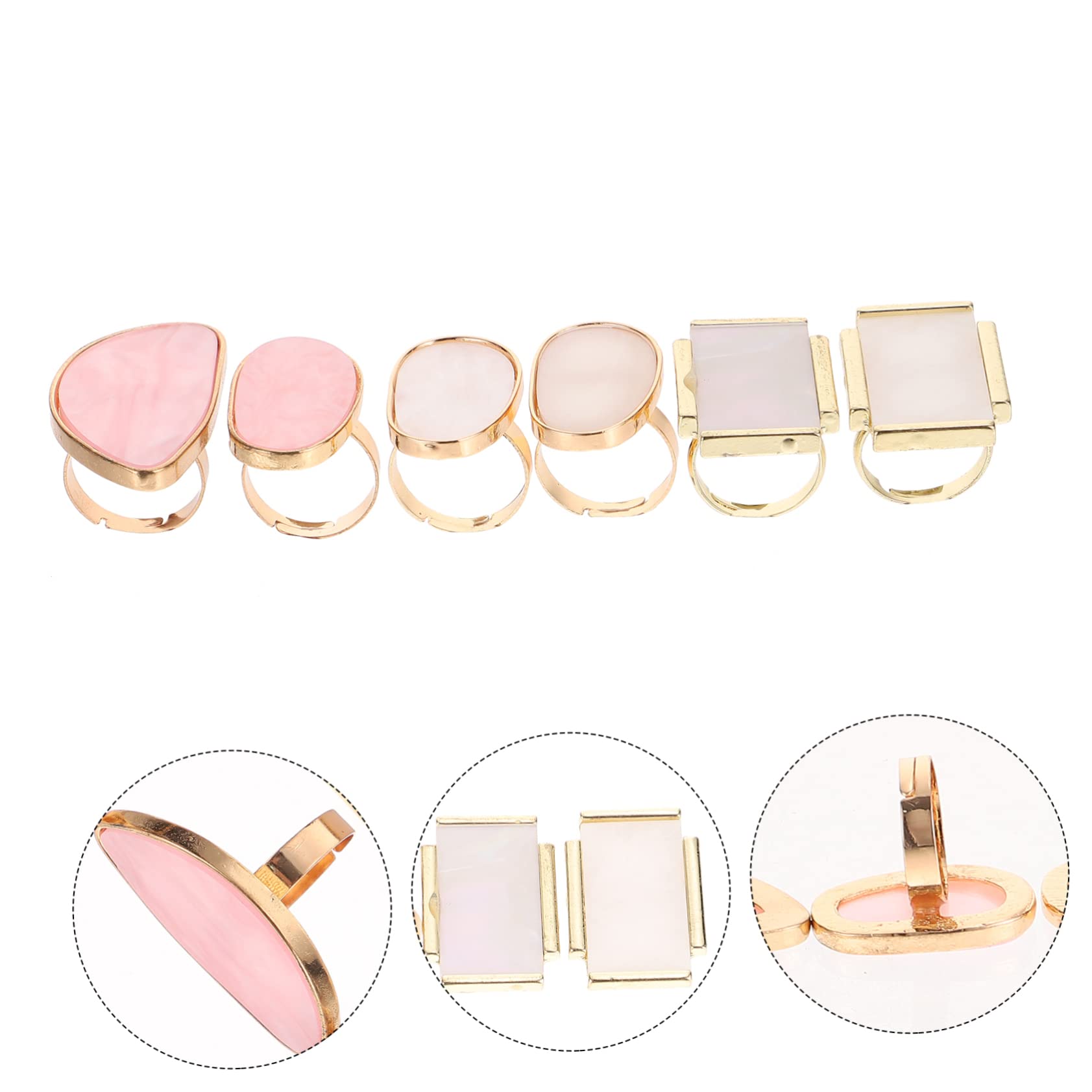 minkissy 18pezzi Palette Per Miscelazione Unghie Resina Per Nail Art e Trucco Professionale Per Miscelare Fondotinta e Pigmenti Design Ergonomico e Facile Da Pulire