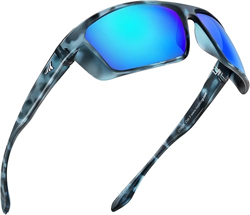 Miniatura 15 de KastKing Huzzah - Lentes de sol deportivos, polarizados y con protección ultravioleta, para hombres y mujeres, ideales para conducir, pescar, hacer