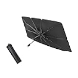 Windshield Sun Shade Umbrella - Foldable Car Sun Visor Protector Reflector for UV Ray Block and Heat Protection (31