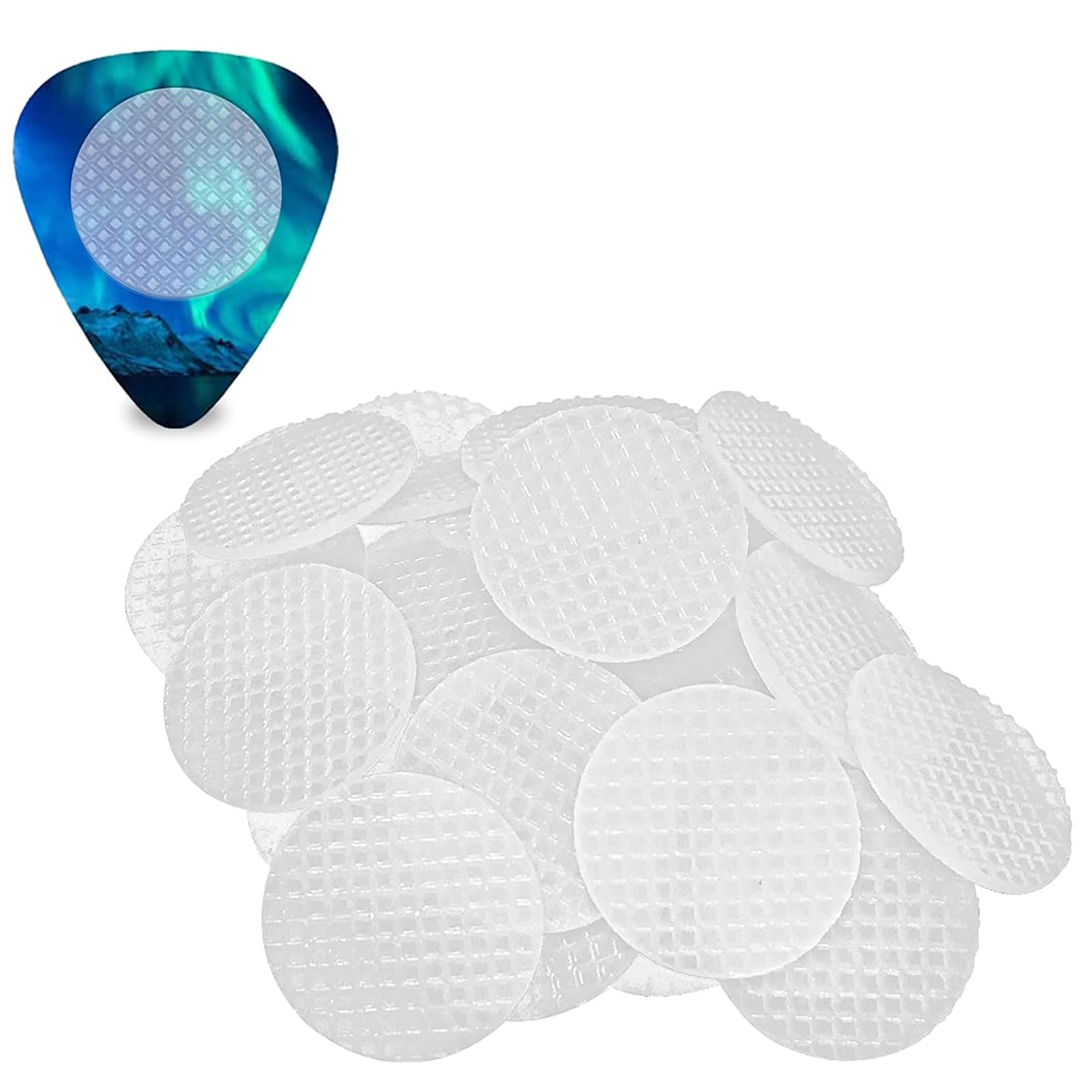 Self Adhesive Grips for Guitar Picks, Make You Hold the Guitar Picks Tightly (20Pcs)