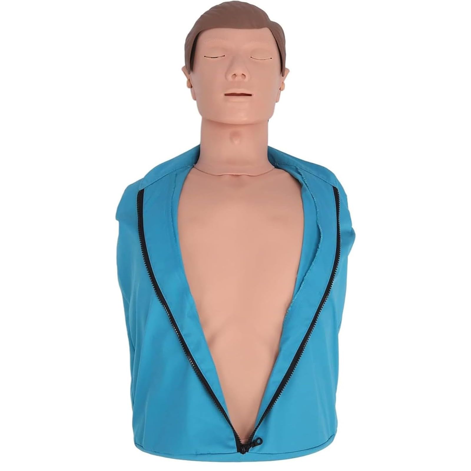 Mannequin de formation à la réanimation cardiopulmonaire (RCP) demi-corps, modèle en caoutchouc pour l'amélioration des compétences des adultes A