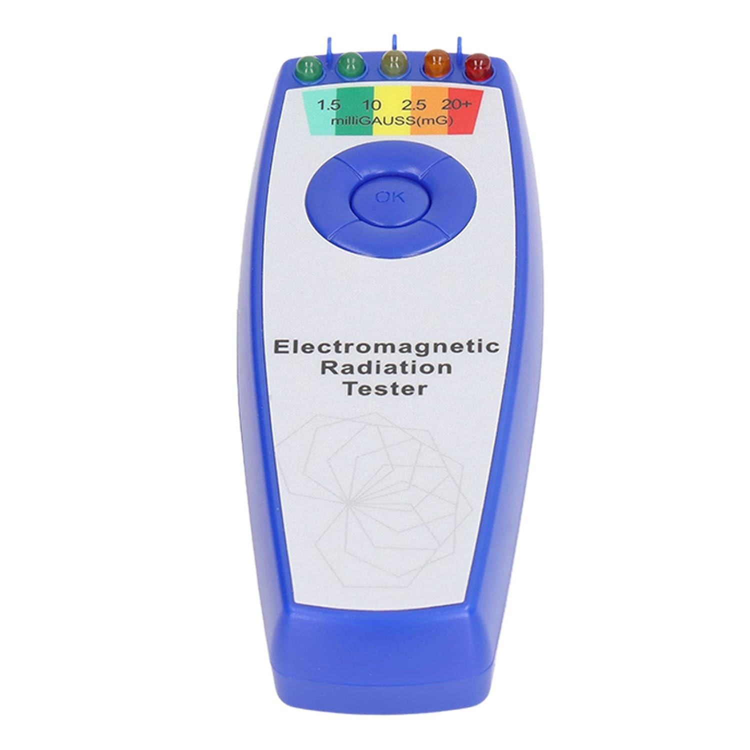 EMF Detector 5 Level Quick Response Radiation Monitor ABS EMF Measuring Instrument
